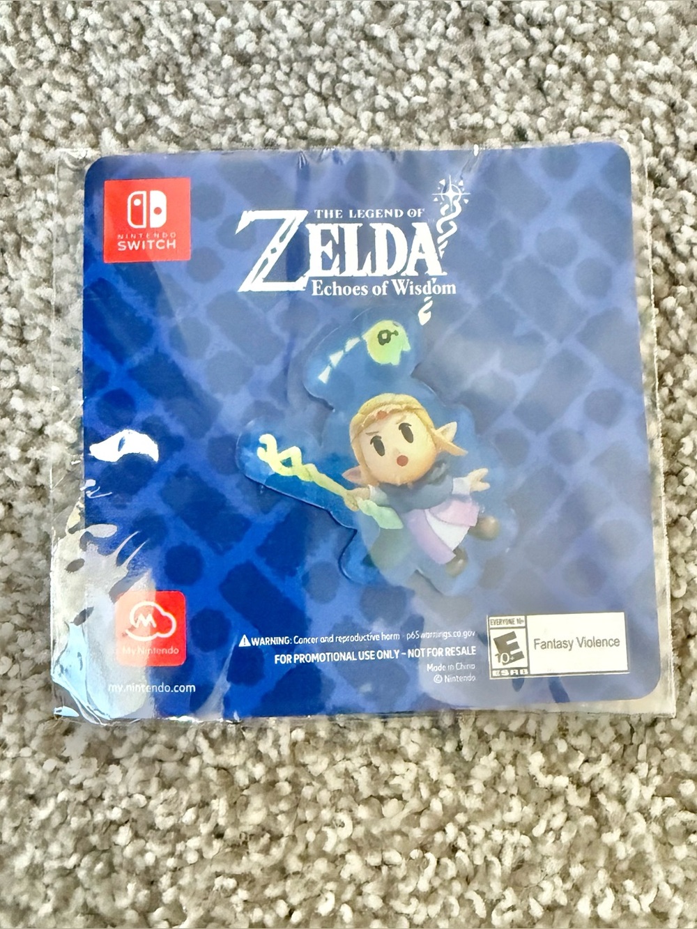 Legend of Zelda Echoes of Wisdom Pin from My Nintendo booth at PAX24